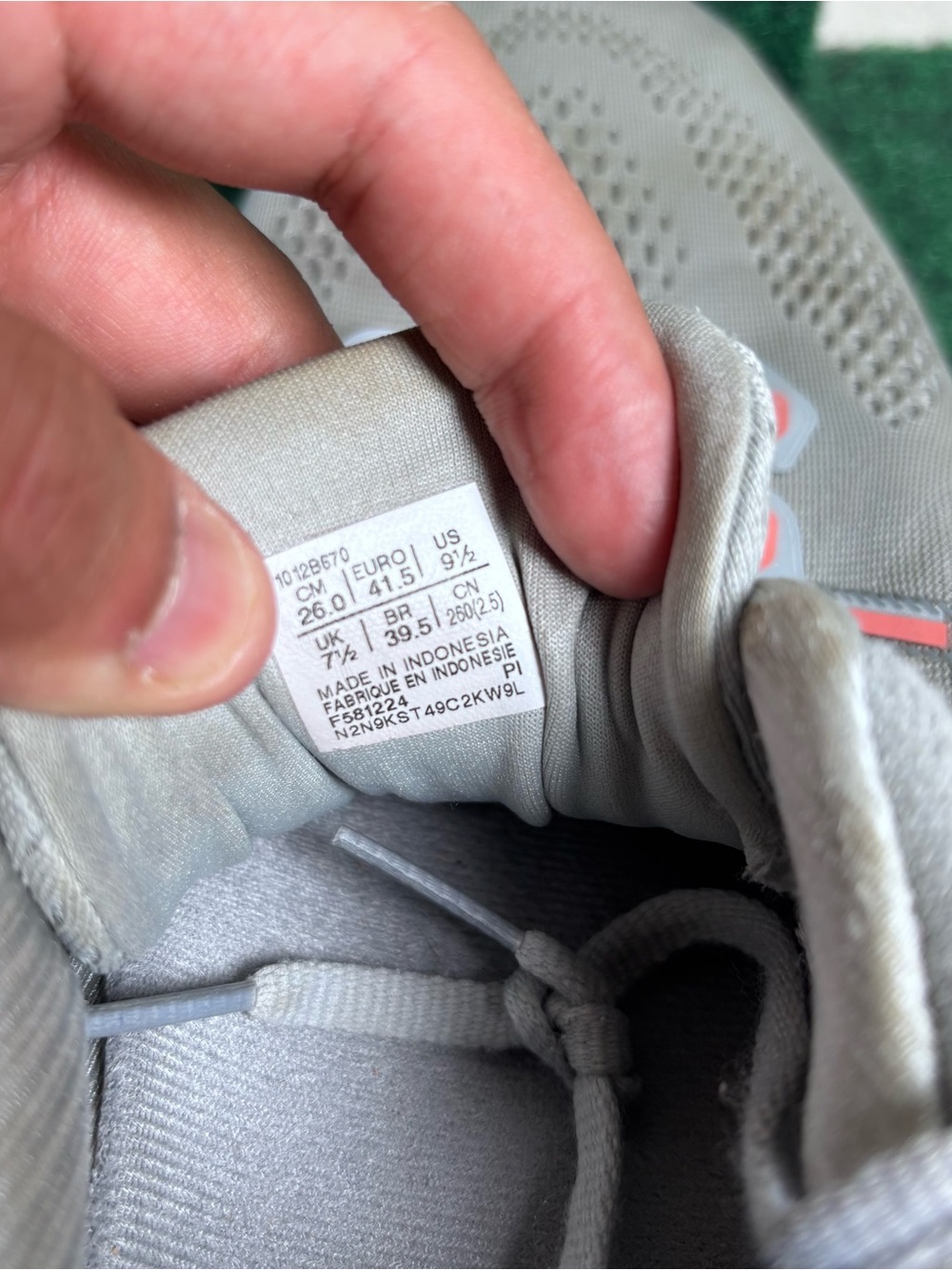 Asics Gel-Kayano 31 1012B671 Athletic Sneaker Women's 9.5 Gray Mesh Road Running - Picture 7 of 7
